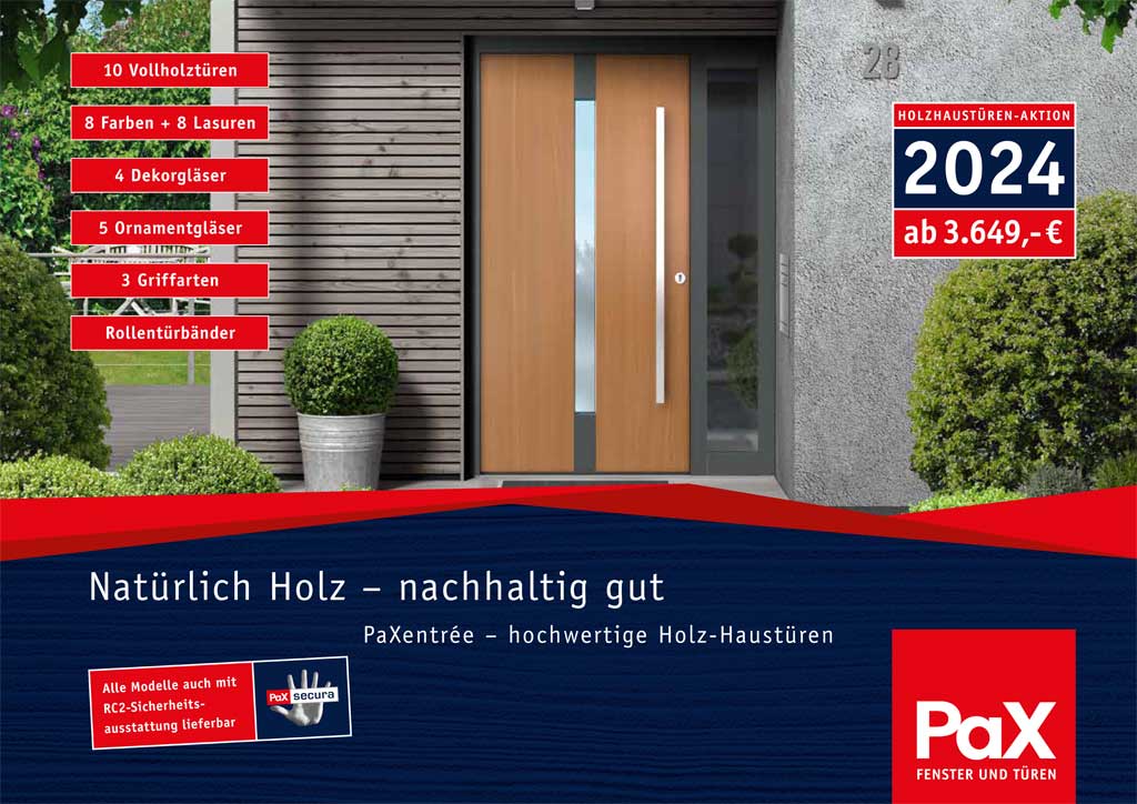 PaX Entrée Holzhaustüren